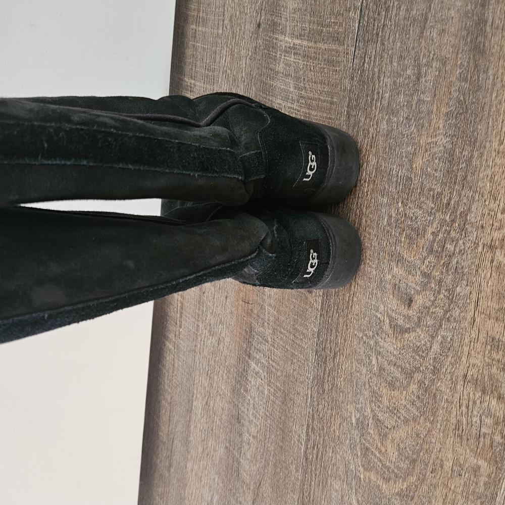 UGG Black Suede Boots